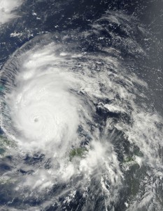Hurricane Irene from space