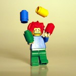 Lego juggler