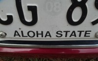 State of Hawaii license plate
