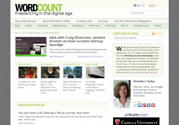 WordCount blog new design