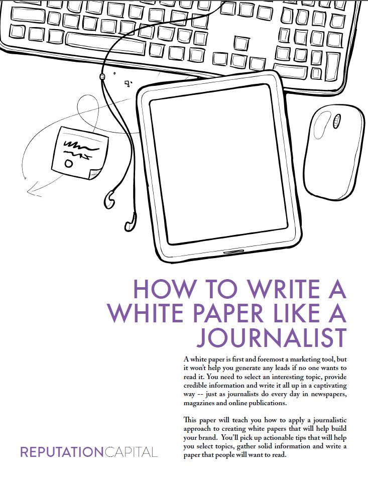 how to write a white paper