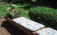 Back deck with cushions