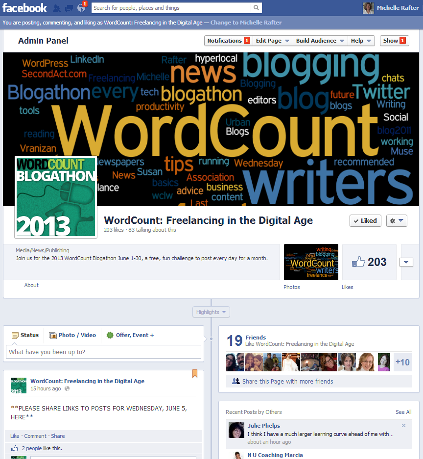 WordCount Facebook page