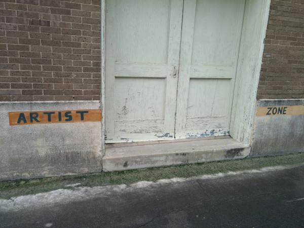 Artist Zone sign, Waco, Texas